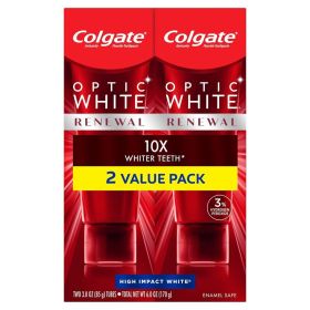 Colgate Optic White Renewal Teeth Whitening Toothpaste;  3 oz;  2 Pack