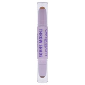 Throw Shade Duo Contour Stick - Medium by Carter Beauty for Women - 0.08 oz Makeup