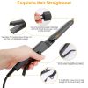 Electric Hair Straightener 4 Temperature Scissor Ceramic Flat Iron Wet Dry Use Bangs Splint Glider Hair Clip Straightener