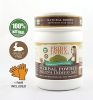 Pride Of India - Herbal Henna & Indigo Mix Hair Color Powder w/Gloves - Natural Brown, Half Pound (120 Grams)