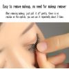 50pcs Women Reusable Easy To Use Longlasting Self-adhesive Glue-free False Eyelash Glue Strip Hypoallergenic Eye Makeup Tools