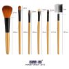 6 PCs/Set Makeup Brushes Tool Set Cosmetic Powder Eye Shadow Foundation Blush Blending Beauty Make Up Brush Maquiagem