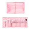 22pcs pink brushes set with bag