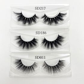 Wholesale 20/30/40/50Pairs Eyelashes 3D Mink Lashes Handmade Fluffy Dramatic Lashes Cruelty Free False Eyelashes Makeup Lashes (Color: 217 186 011, size: 40 pairs)