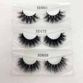 Wholesale 20/30/40/50Pairs Eyelashes 3D Mink Lashes Handmade Fluffy Dramatic Lashes Cruelty Free False Eyelashes Makeup Lashes (Color: 001 172 010, size: 10 pairs)