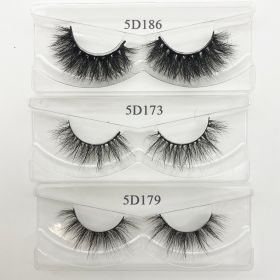 Wholesale 20/30/40/50Pairs Eyelashes 3D Mink Lashes Handmade Fluffy Dramatic Lashes Cruelty Free False Eyelashes Makeup Lashes (Color: 186 173 179, size: 40 pairs)