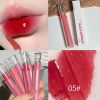 Crystal Glossy Lip Glaze Mirror Cute Bear Lip Gloss Waterproof Transparent Nude Liquid Lipstick Lip Girls Makeup Korean Makeup