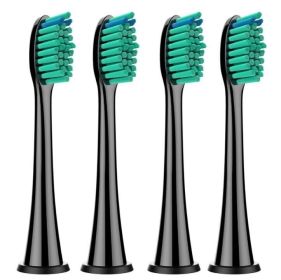 Compatible With Philips Replacement Heads For Philips Toothbrush Heads White (Color: Black)