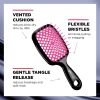 Detangling Hair Brush Wet-Dry Vented Detangling Hair Brush Vented Wet Hair Brush for Women -man Glides Through Tangles Heating Brush for Wet, Thick, C