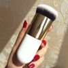 New Fashion Chubby Pier Foundation Brush Flat Cream Makeup Brushes Professional Cosmetic Brush highlight brush loose powder brus