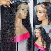 Rosabeauty 13x6 Deep Wave 30 40 Inch 13x4 Lace Front Human Hair Wig