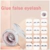 1Pair Glue-free False Eyelashes Wispy Natural Lashes Long Eyelash Self-adhesive Lash Extension Reusable Handmade Lash For Makeup