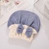 2 Pcs Microfiber Hair Towel Cap; Soft Absorbent Quick Drying Cap for Curly Thick Hair