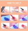 Nail Set Acrylic Nail Kit for Nail Extension Gel Nail Polish Set Quick Building Poly UV Gel Set With LED Nail Lamp Nail Tool Set