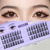 3D Faux Mink Lashes Tapered Natural Long False Eyelashes Individual Eyelash Natural Thick Lashes Eyelash Extension for Makeup