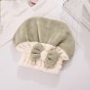 2 Pcs Microfiber Hair Towel Cap; Soft Absorbent Quick Drying Cap for Curly Thick Hair